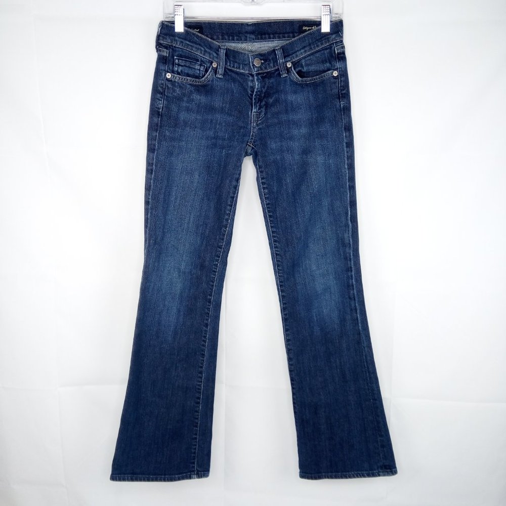 Citizens Of Humanity Dita Bootcut Jeans Women Petite Size 27 Blue